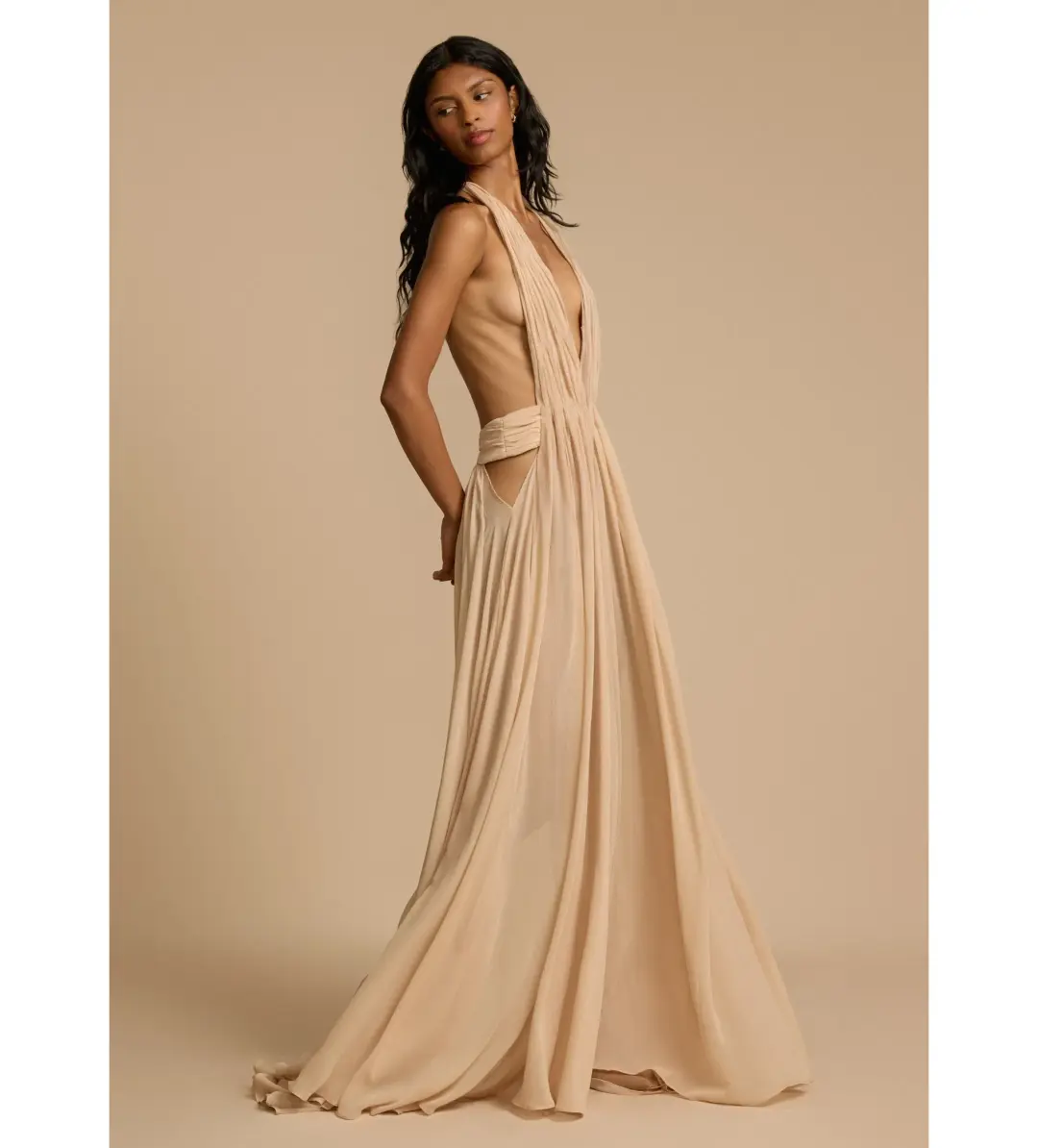 Arcina Ori Florence Dress Vintage Stone Size 6 for rent on The Volte - main image