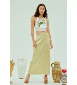 Alemais Seb Embellished Midi Dress Multi/Print Size 10