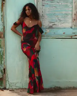 Rat & Boa Adriana Dress Print Size S / AU 8 for rent on The Volte - image 1