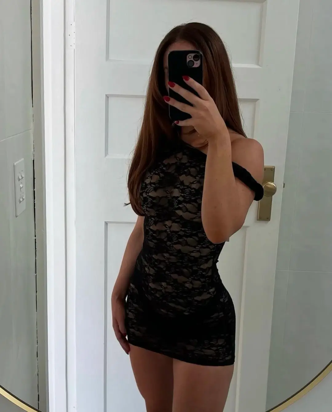 Johansen Short Lace Poppy Black Size S / AU 8 for rent on The Volte - main image