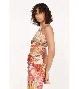 She Is OLLÁ Ophelia Midi Dress in Victor Print Size M / AU 10 for rent on The Volte - image 2