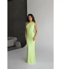 Natalie Rolt Fabienne Gown Citron Size 1 / AU 8 for rent on The Volte - image 1