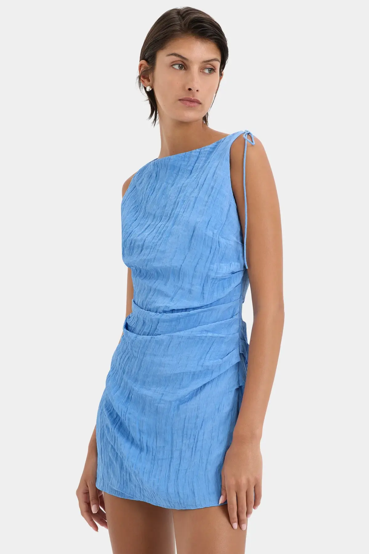 Sir the Label Ligera Mini Dress Cornflower Size 10  - Image 2