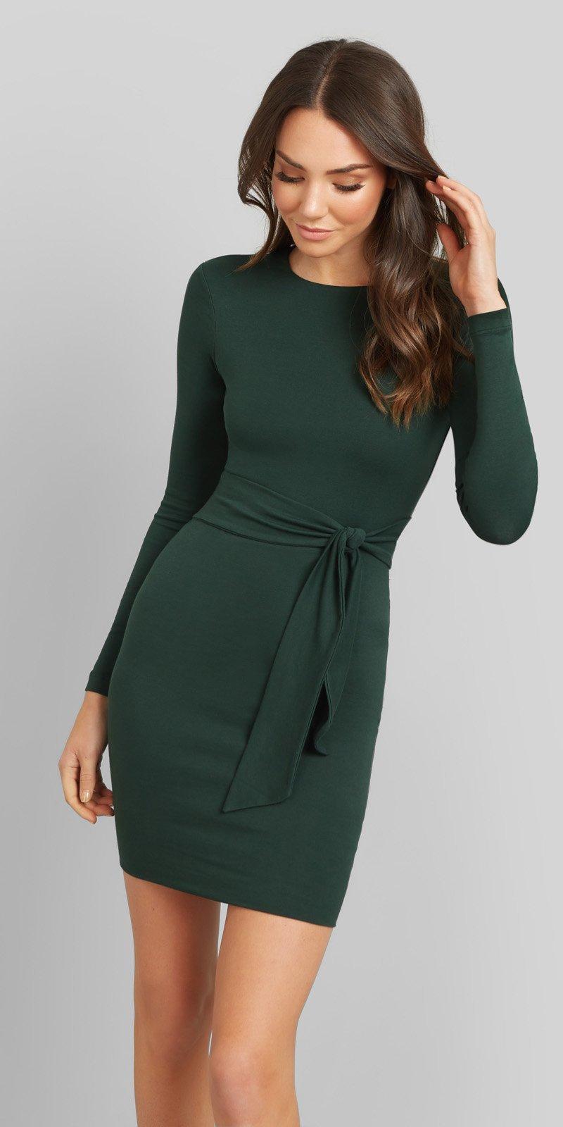 Kookai Zara Tie Dress Size 1 for rent on The Volte - main image