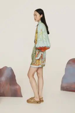 Alemais Surrealist Summer Mini Dress Multi Size 16 for rent on The Volte - image 5