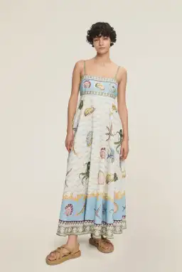 Alemais Bath House Sundress Print Size 16 for rent on The Volte - image 1