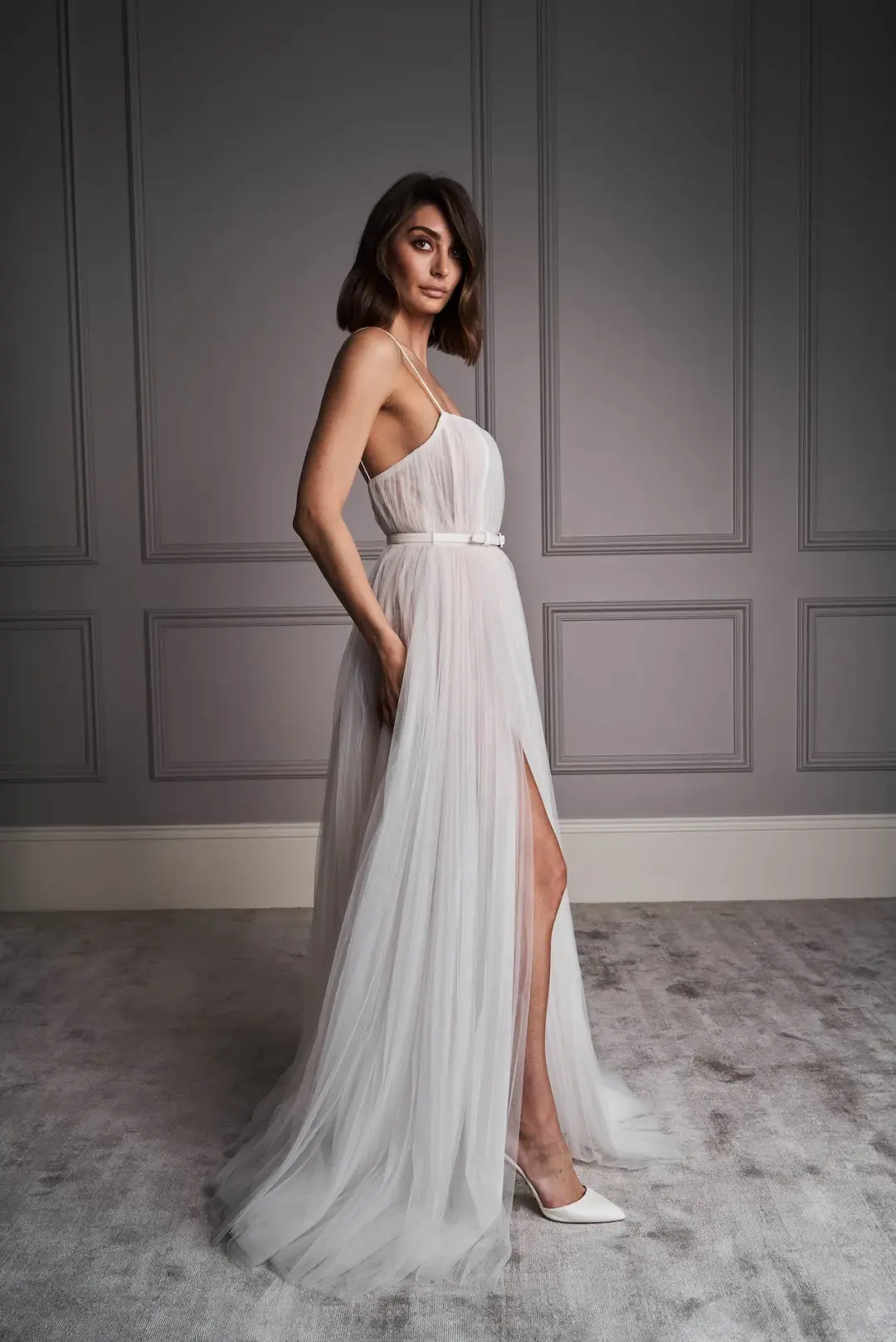 Leah Da Gloria Harley Gown White Size 10 for rent on The Volte - main image