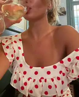 Realisation Par The Claudia Dress Super Dot Size 8 for rent on The Volte - image 2