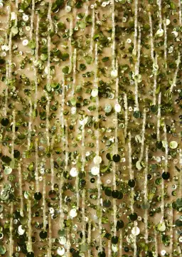 Asta Resort Yasmin Hand Beaded Mini Dress in Chartreuse Size Small / AU 8 for rent on The Volte - image 5