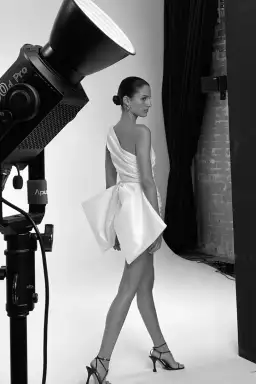 Rachel Gilbert Marco Mini Dress White Size 1 / AU 8 for rent on The Volte - image 1