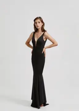 Lexi Paulina Dress Black Size 10 for rent on The Volte - image 1