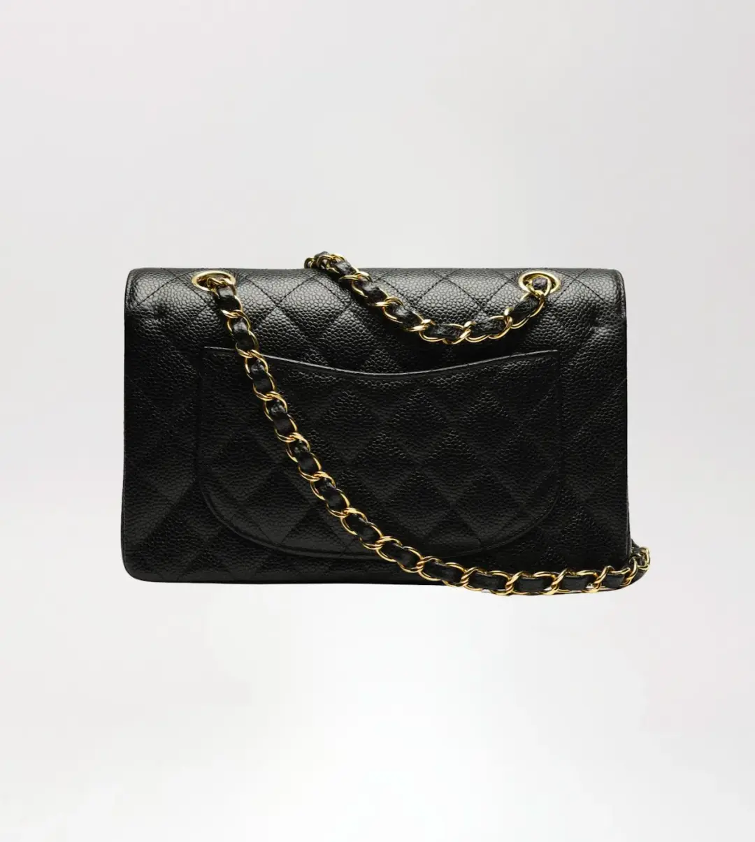 Chanel Classic Black Small Flap Handbag for rent on The Volte - main image