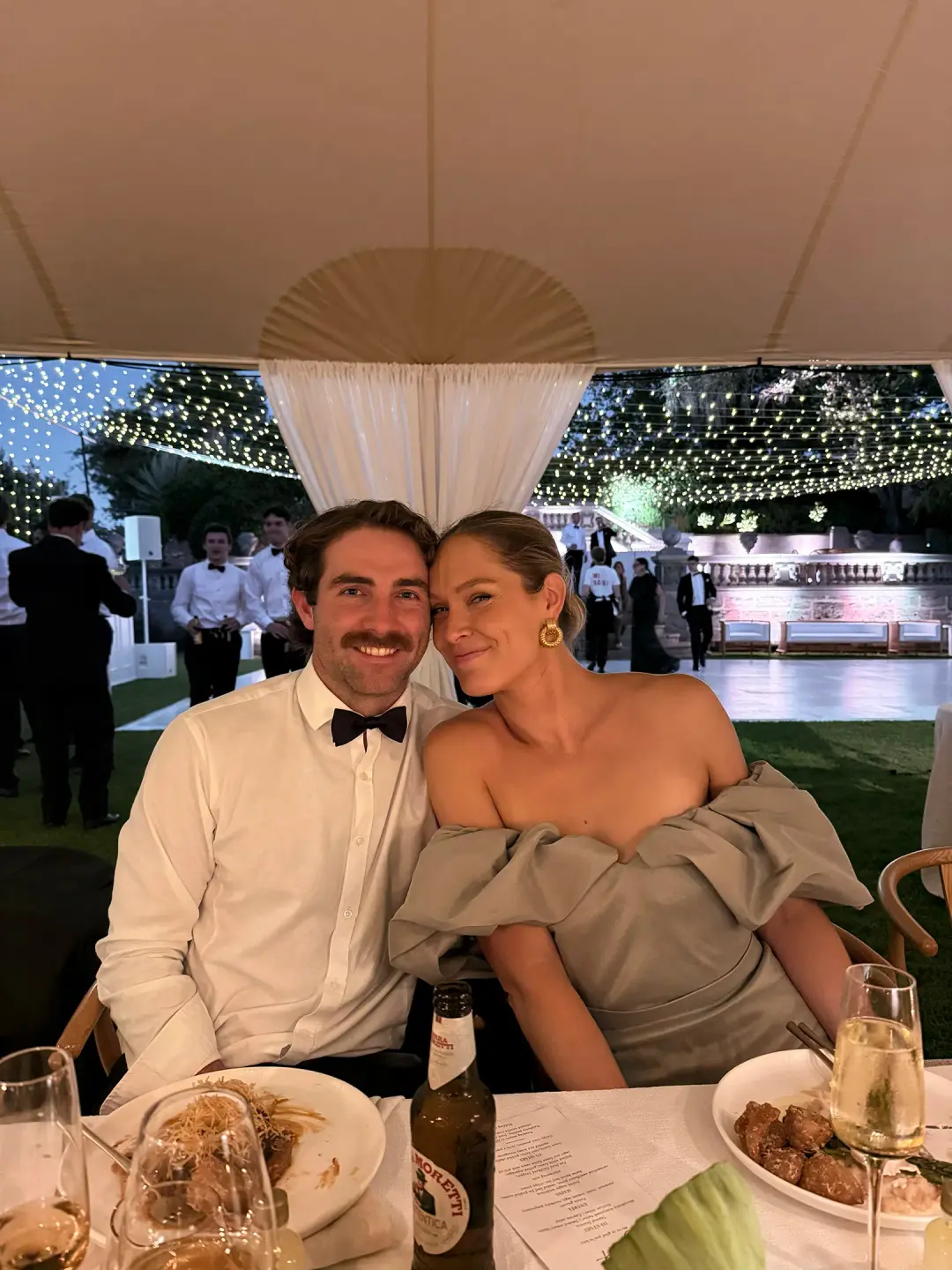 Rachel Gilbert Frey Gown Sage Size 3 / AU 12 for rent on The Volte - main image