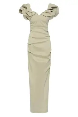 Rachel Gilbert Frey Gown Sage Size 3 / AU 12 for rent on The Volte - image 1