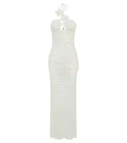 Meshki Kyla Floral Crochet Maxi Dress Ivory Size M / AU 10 for rent on The Volte - image 4