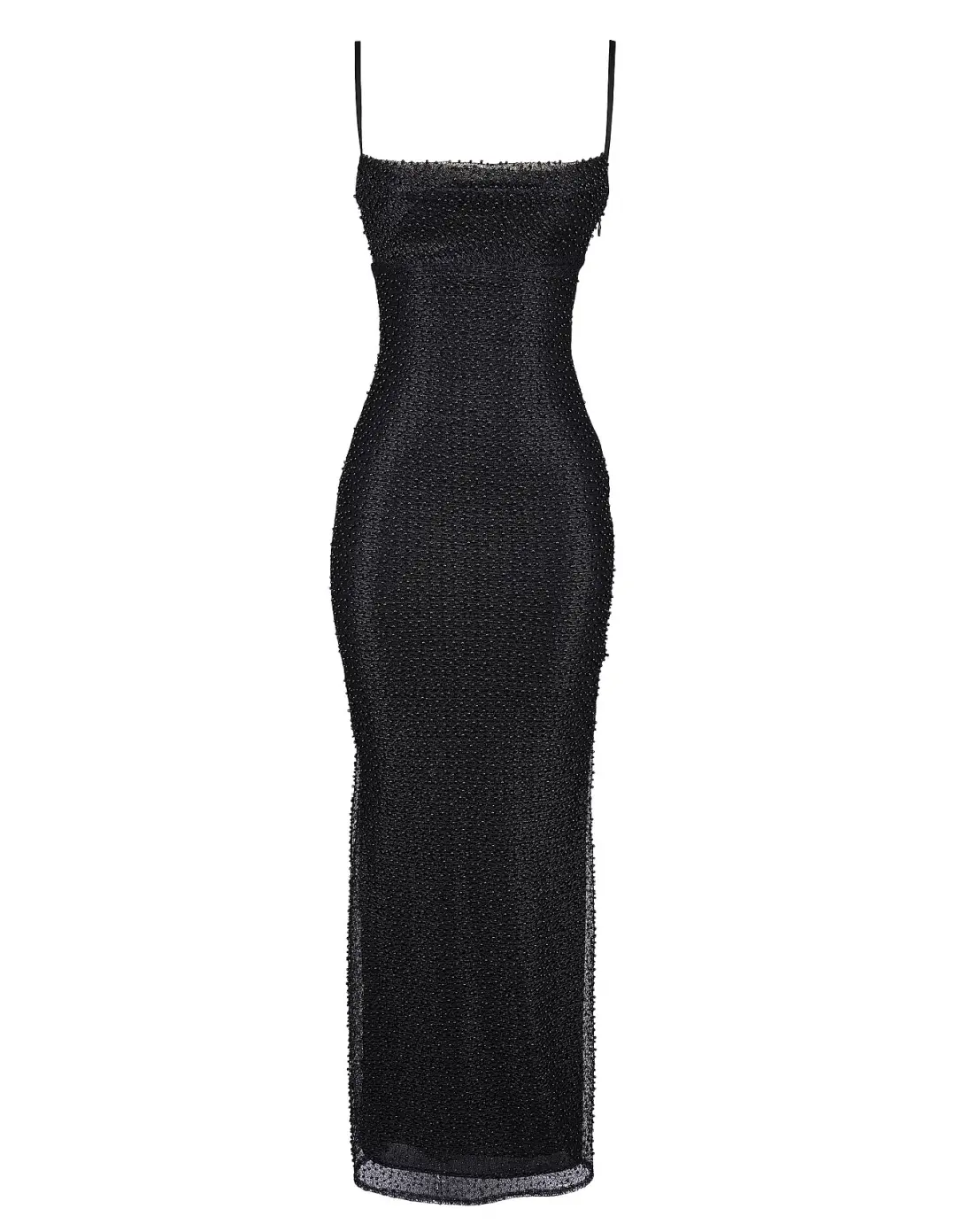 House of CB Calla Embellished Maxi Dress Black Size for rent on The Volte - main image