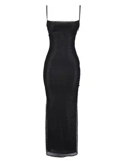 House of CB Calla Embellished Maxi Dress Black Size for rent on The Volte - image 4