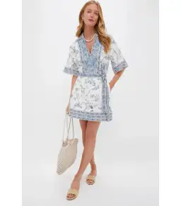 Alemais Casa Mini Dress Print Size AU 6