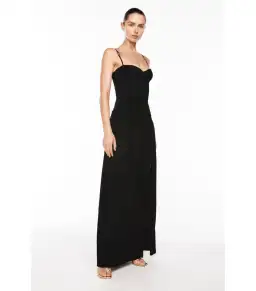 Manning Cartell Double Time Pleat Dress in Black Size AU 6 for rent on The Volte - image 2