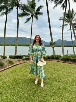 Alemais Lou Twist Front Shirt Dress Multi Size M / AU 10 for rent on The Volte - image 5