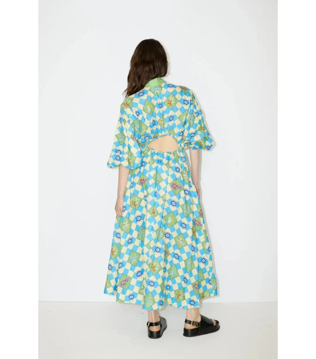 Alemais Lou Twist Front Shirt Dress Multi Size M / AU 10 for rent on The Volte - main image