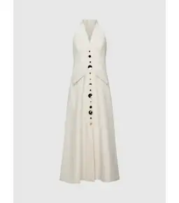 Sheike Shai Maxi Dress Cream Size AU 8 for rent on The Volte - image 4