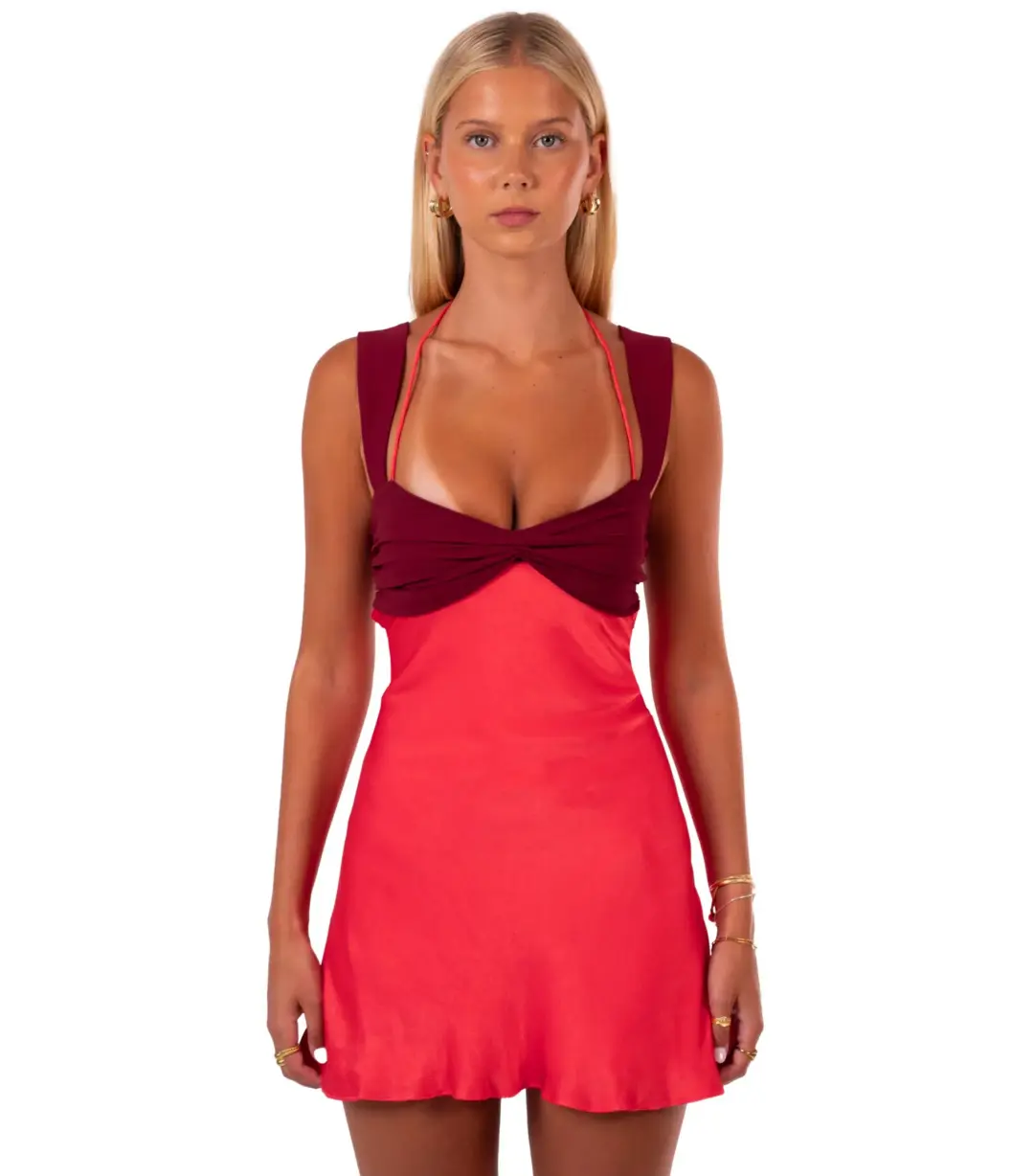 I am Delilah Ariel Mini Dress Rose Size XS / AU 6 for rent on The Volte - main image