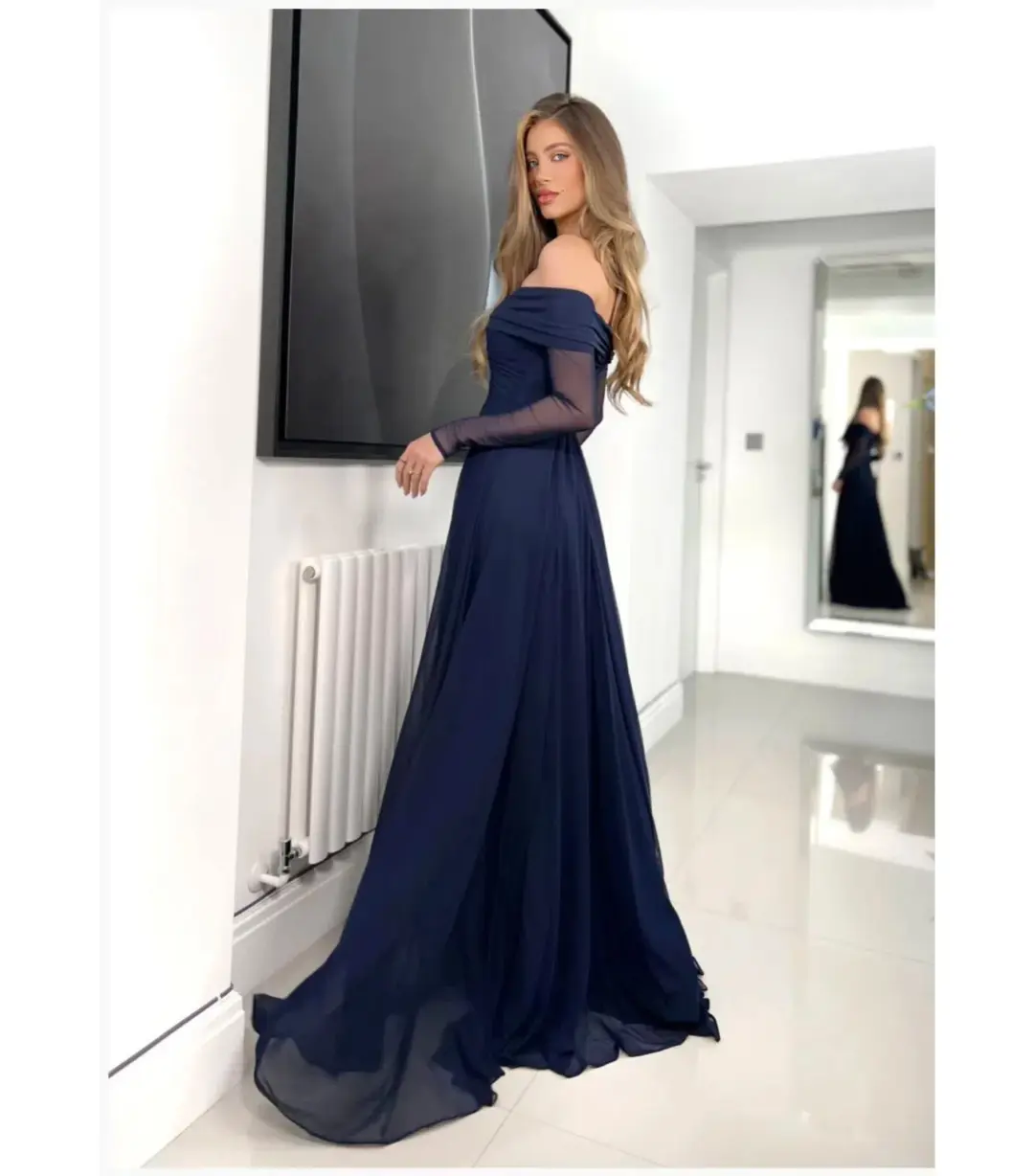 Jadore Mila JX6032 Gown Navy Size AU !4 for rent on The Volte - main image