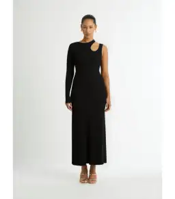 Sheike Camille Midi Dress Black Size AU 12 for rent on The Volte - image 1