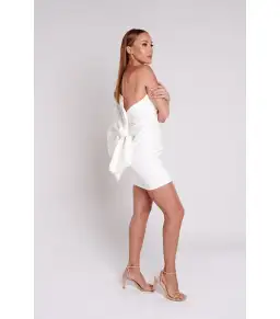 Bianca & Bridgett Maple Mini Dress White Size AU 10 for rent on The Volte - image 2
