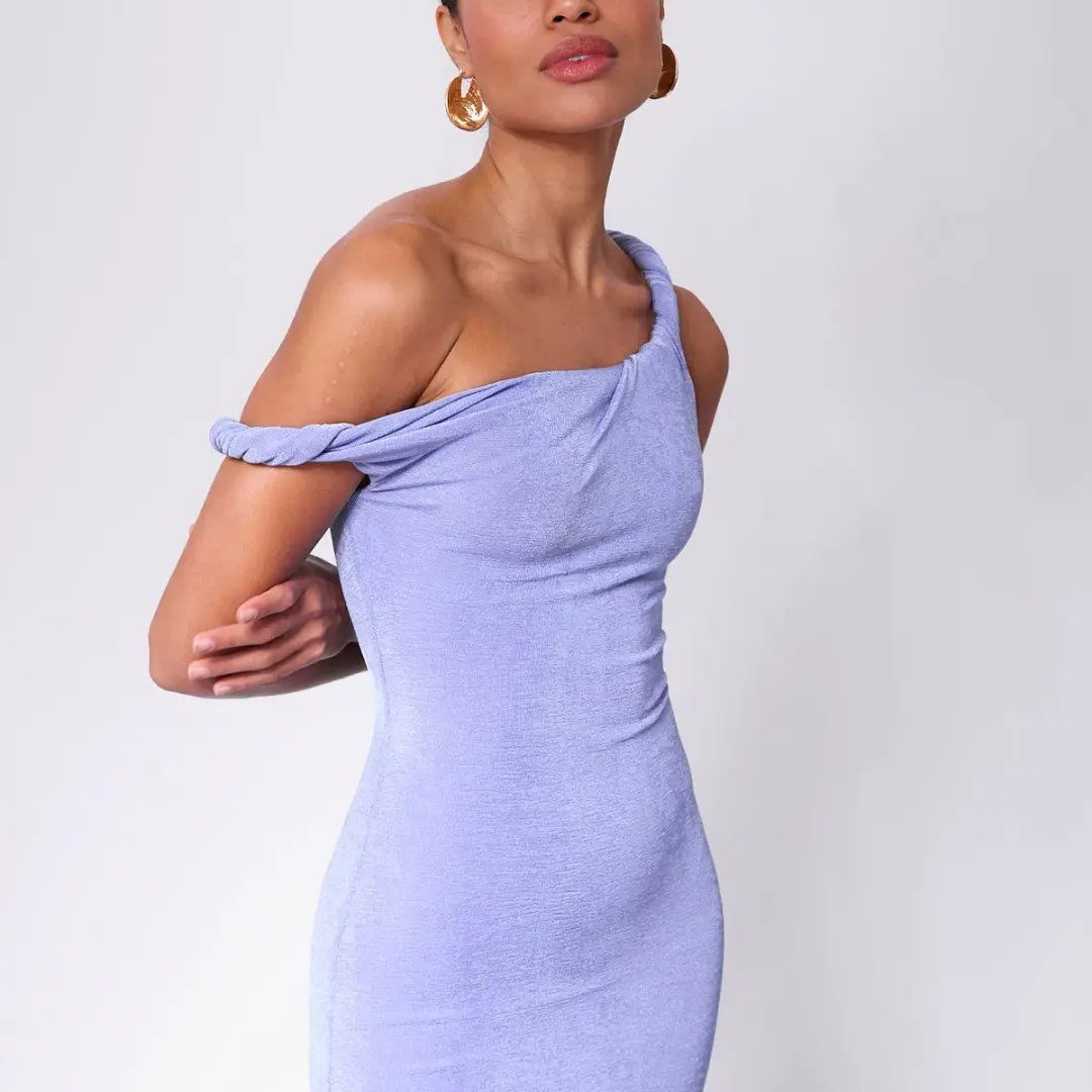 Johansen The Long Poppy Dress in Blue Size M / AU 10 for rent on The Volte - main image