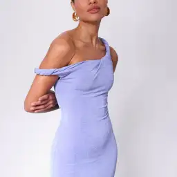 Johansen The Long Poppy Dress in Blue Size M / AU 10 for rent on The Volte - image 2