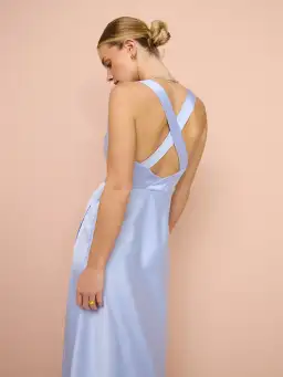 One Fell Swoop Carrie Midi Dress in Periwinkle Size 10 for rent on The Volte - image 4