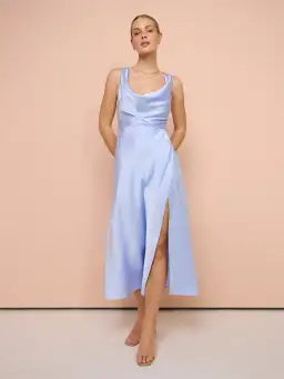 One Fell Swoop Carrie Midi Dress in Periwinkle Size 10 for rent on The Volte - image 1