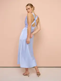 One Fell Swoop Carrie Midi Dress in Periwinkle Size 10 for rent on The Volte - image 3