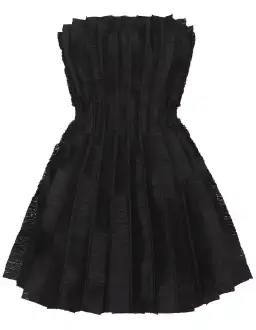 Aje Hybrid Sleeveless Mini Dress Black Size 4 for rent on The Volte - image 5