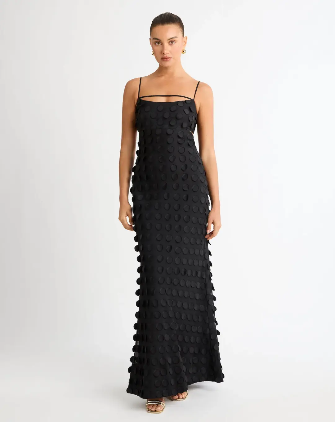 Sheike Escape Maxi Dress Black Size 6 for rent on The Volte - main image
