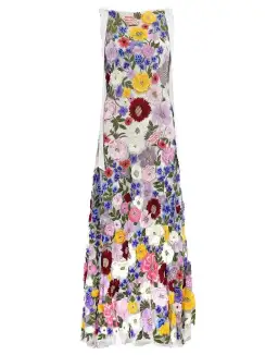 Rachel Gilbert Nya Gown Multi Floral Size 8 for rent on The Volte - image 5