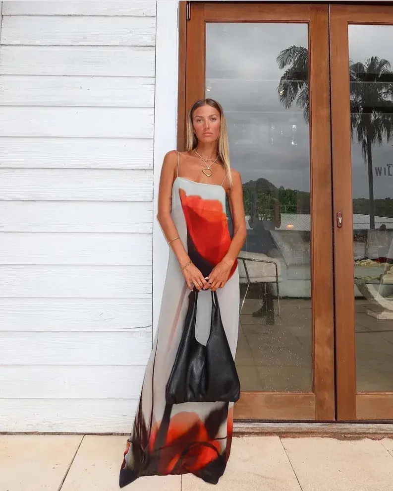 Rat & Boa Luciana Dress in Multi Size AU 10 for rent on The Volte - main image