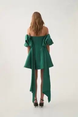 Aje Incarnation Mini Dress Emerald Size AU 8 for rent on The Volte - image 2