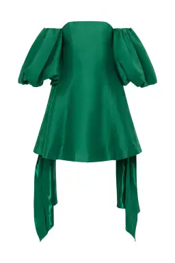 Aje Incarnation Mini Dress Emerald Size AU 8 for rent on The Volte - image 3