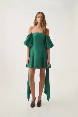 Aje Incarnation Mini Dress Emerald Size AU 8 for rent on The Volte - image 1