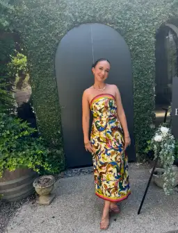 Alemais Ozma Strapless Dress Multi Size AU 6 for rent on The Volte - image 4