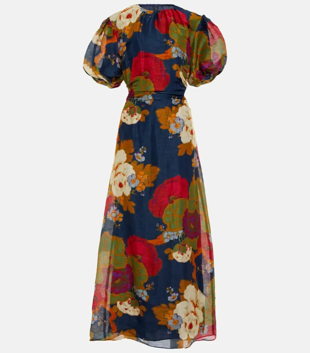 Sir the Label Bonita Puff Sleeve Gown Garcia Floral Print Size 1 / AU 8 for rent on The Volte - main image