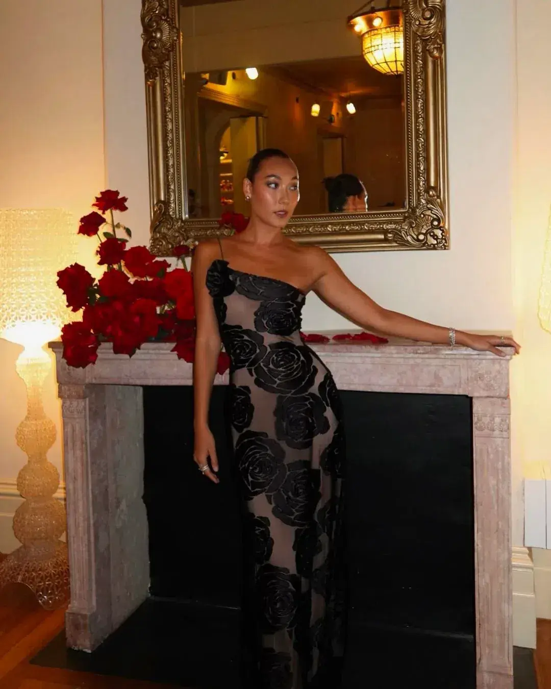 Arcina Ori Marcella Dress Black Size 6 for rent on The Volte - main image