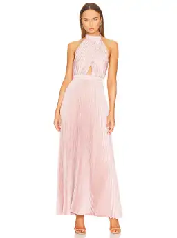 L'Idee Renaissance Split Gown Ballet Pink Size 6 for rent on The Volte - image 3