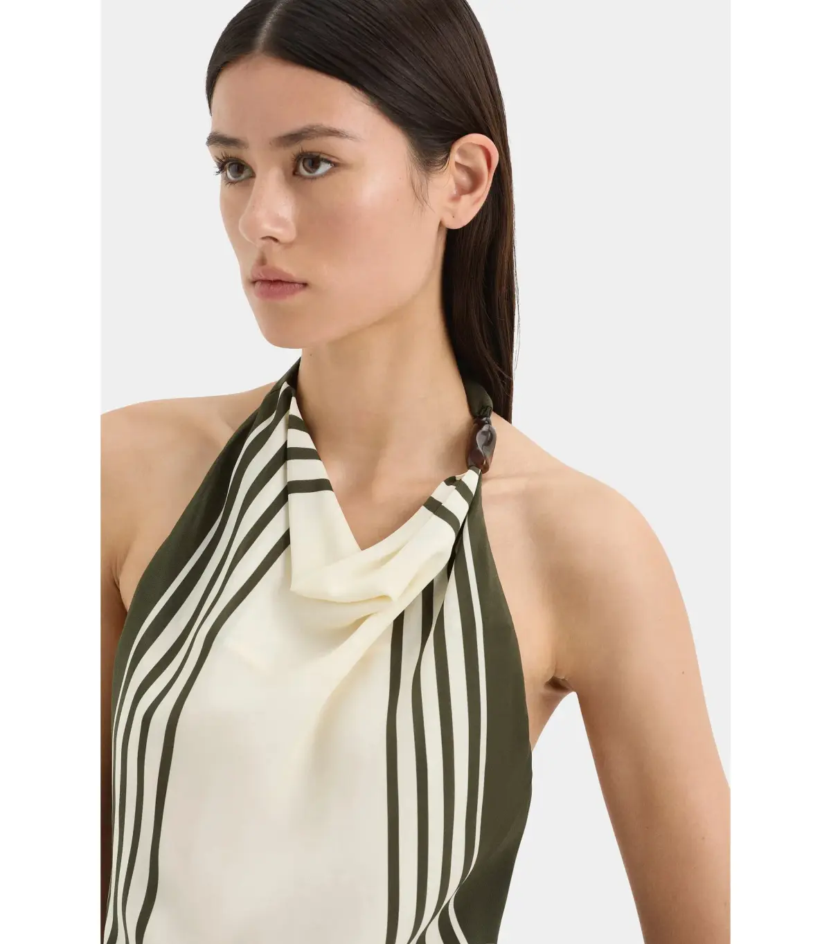 Sir the Label Leilana Mini Dress Garden Stripe Size 3 / AU 12 - Image 3