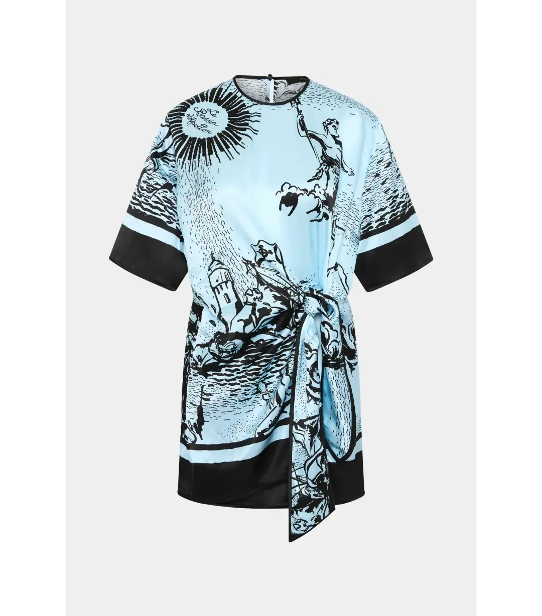 Sir the Label The Dreamwood Mini Dress in Brise Soleil Size AU 12 for rent on The Volte - main image