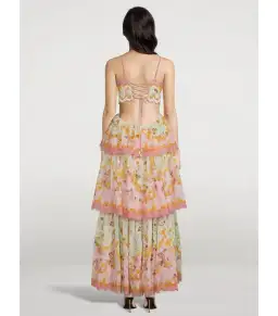 Zimmermann Laurel Frill Midi Dress Floral Size 3 / AU 10-12 for rent on The Volte - image 2