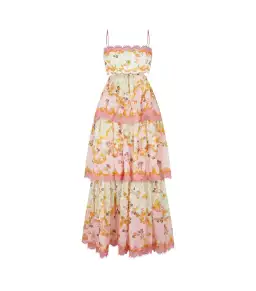 Zimmermann Laurel Frill Midi Dress Floral Size 3 / AU 10-12 for rent on The Volte - image 4